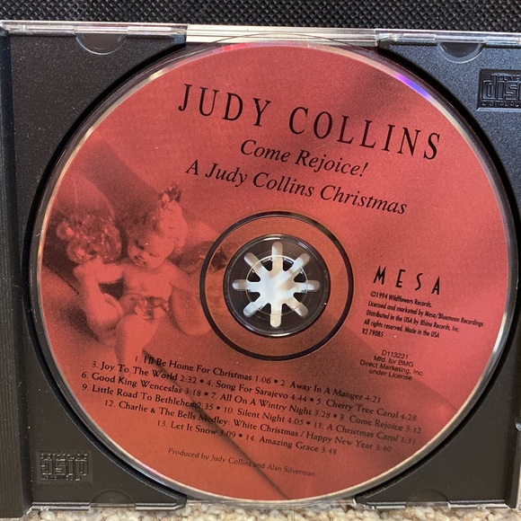 CD - Judy Collins “Come Rejoice!: A Judy Collins Christmas” used - Picture 4 of 4
